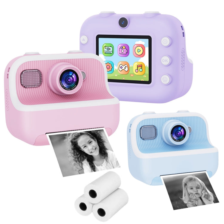 M8 2.4-Inch 1080P HD 2400W Pixel Dual-Camera Children Thermal Printing Camera, Color: Pink+32GB - Children Cameras by PMC TechLife | Online Shopping South Africa | PMC TechLife | Buy Now Pay Later Mobicred
