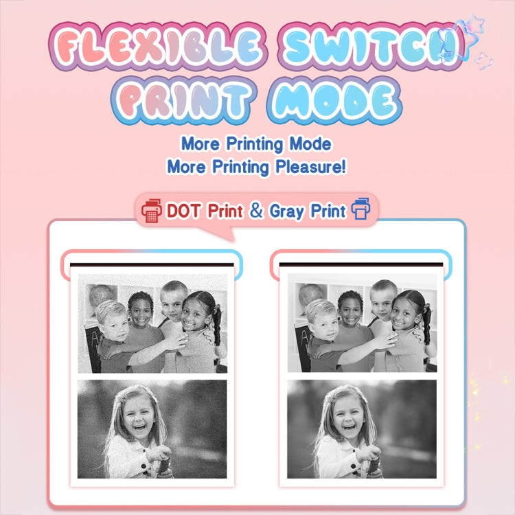 M8 2.4-Inch 1080P HD 2400W Pixel Dual-Camera Children Thermal Printing Camera, Color: Pink - Children Cameras by PMC TechLife | Online Shopping South Africa | PMC TechLife | Buy Now Pay Later Mobicred