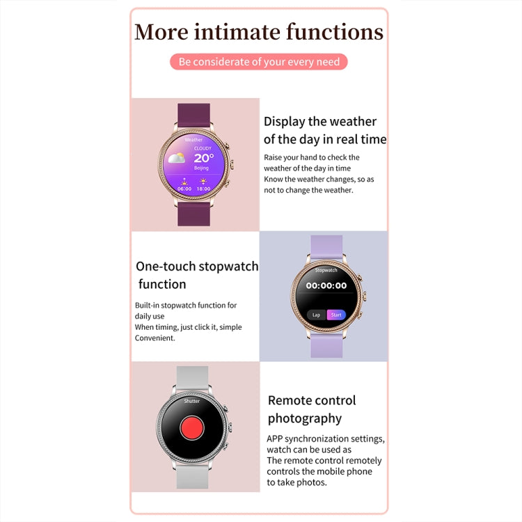 V60 1.39 Inch Health Monitoring Multifunctional Waterproof Bluetooth Call Smart Watch, Color: Gold Steel - Smart Watches by PMC TechLife | Online Shopping South Africa | PMC TechLife | Buy Now Pay Later Mobicred