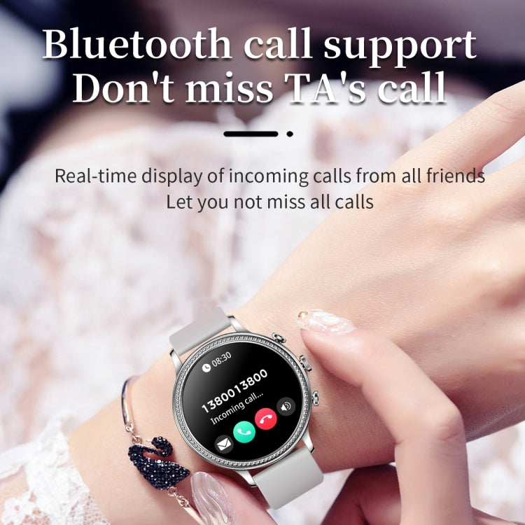 V60 1.39 Inch Health Monitoring Multifunctional Waterproof Bluetooth Call Smart Watch, Color: Silver Steel - Smart Watches by PMC TechLife | Online Shopping South Africa | PMC TechLife | Buy Now Pay Later Mobicred