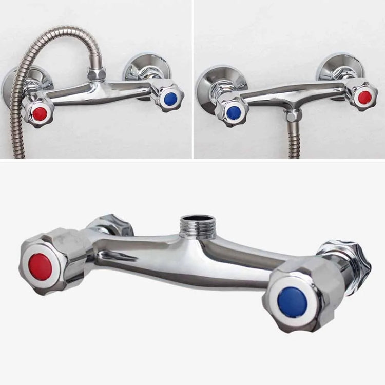 In-wall Dual Control Hot And Cold Water Faucet Bathroom Mixer Valve Shower Faucet, Specification: With Corner - Faucets & Accessories by PMC TechLife | Online Shopping South Africa | PMC TechLife | Buy Now Pay Later Mobicred