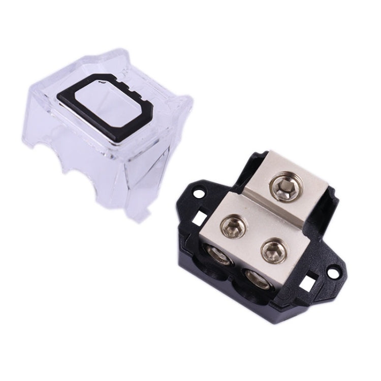 1 To 2 Car Audio Amplifier Modification Fuse Ground Box Hub - Fuse by PMC TechLife | Online Shopping South Africa | PMC TechLife | Buy Now Pay Later Mobicred