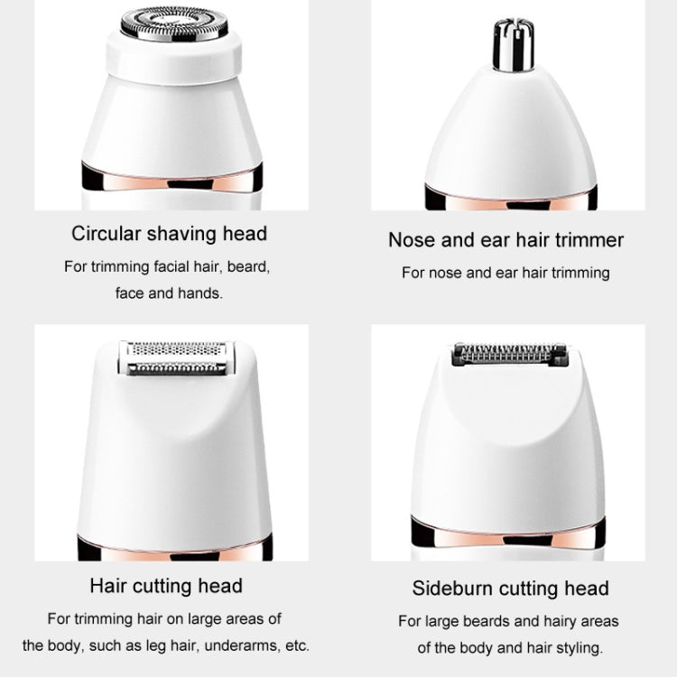 7 In 1 Multifunction Women Shaver USB Charging Epilator Eyebrow Trimmer(Pink) - free shipping - PMC TechLife - Order now!