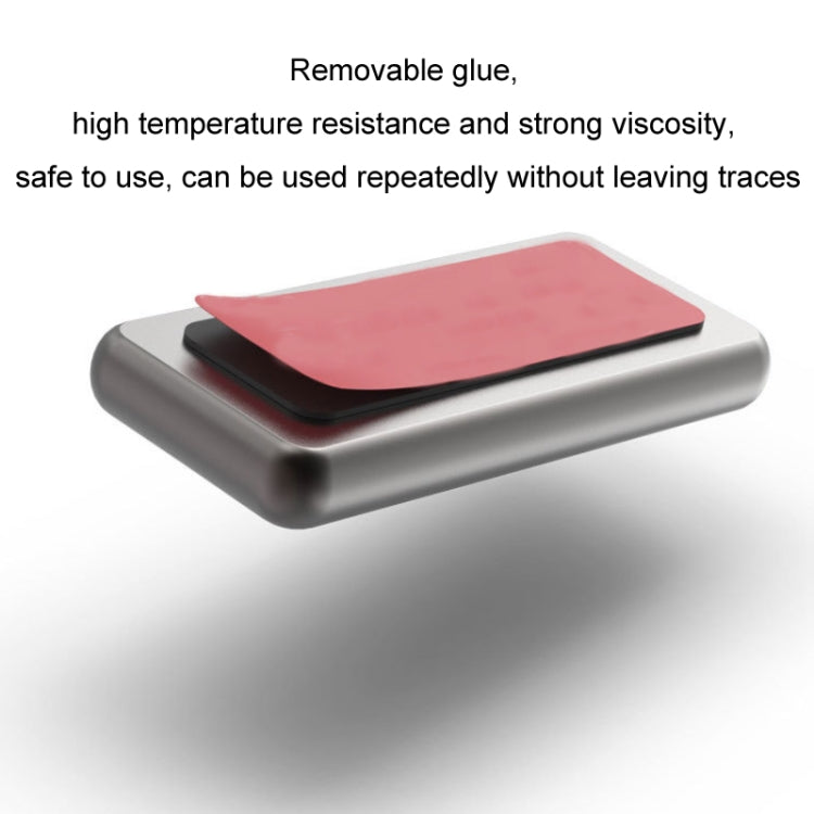 Car Metal Wood Aromatherapy Magnetic Luminous Car Moving Number Plate(Metal+Log) - Parking Card by PMC TechLife | Online Shopping South Africa | PMC TechLife | Buy Now Pay Later Mobicred