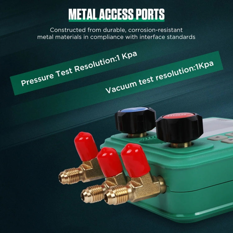 2pcs / Set DUOYI DY523 Automotive Vacuum Pressure Gauge Liquid Charge Fluorine Repair Electronic Refrigerant Meter - free shipping - PMC TechLife - Order now!
