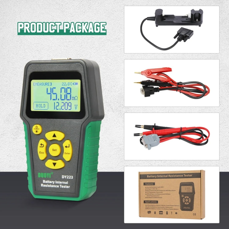 DUOYI DY223 Electrical Vehicle Voltage Testing And Fault Diagnostic Instrument(Test Clip+Guage Pen+Clip Base) - free shipping - PMC TechLife - Order now!