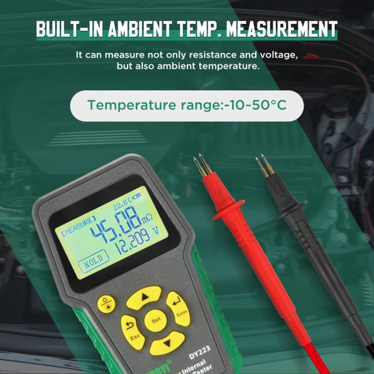 DUOYI DY223 Electrical Vehicle Voltage Testing And Fault Diagnostic Instrument(Test Clip+Guage Pen+Clip Base) - free shipping - PMC TechLife - Order now!