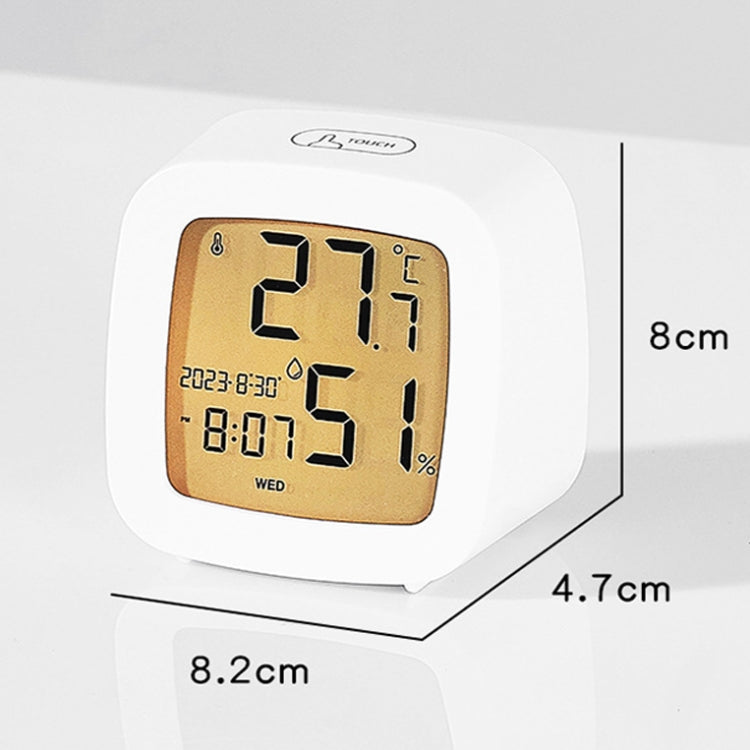 Multifunctional Temperature and Humidity LCD Clock Home Bedside Alarm Clock(2306 White) - Alarm Clocks by PMc TechLife | Online Shopping South Africa | PMc TechLife | Buy Now Pay Later Mobicred