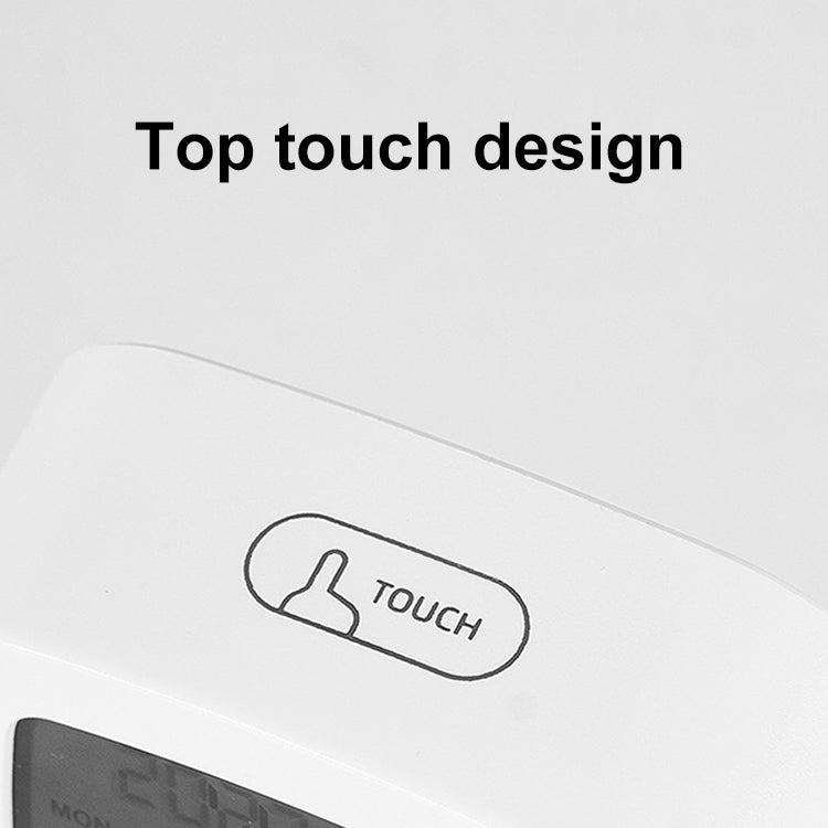 Multifunctional Temperature and Humidity LCD Clock Home Bedside Alarm Clock(2205 White) - Alarm Clocks by PMc TechLife | Online Shopping South Africa | PMc TechLife | Buy Now Pay Later Mobicred