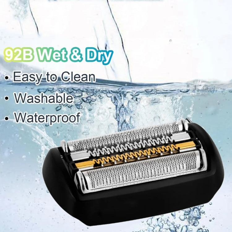 For Braun  Series 9 Electric Shaver Replacement Blade Gold Foil Style 92S With Text - Shavers Parts by PMC TechLife | Online Shopping South Africa | PMC TechLife | Buy Now Pay Later Mobicred