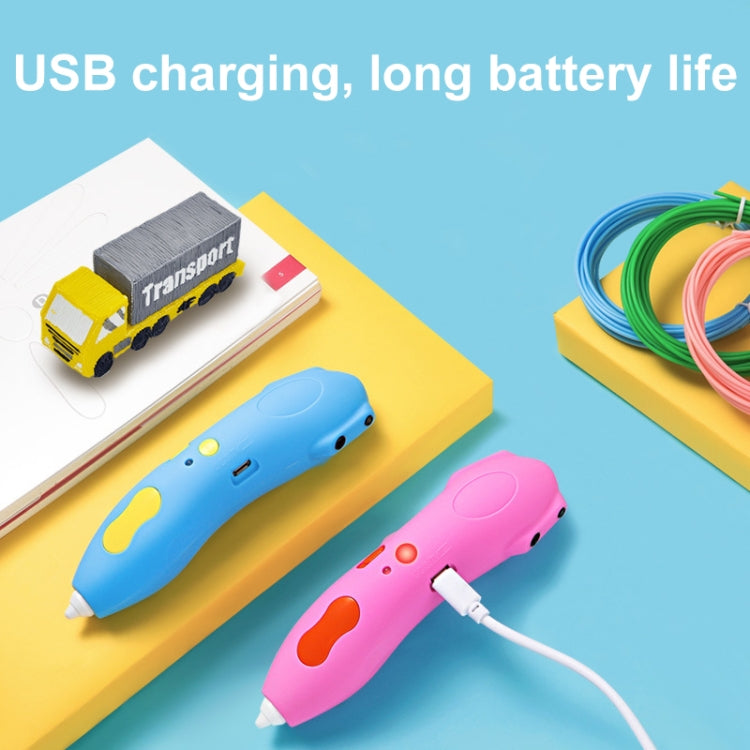 Infrared Sensing Low-temperature 3D Printing Pen Children DIY Graffiti Painting Pen(1000 mAh-Blue) - 3D Printer by PMC TechLife | Online Shopping South Africa | PMC TechLife | Buy Now Pay Later Mobicred