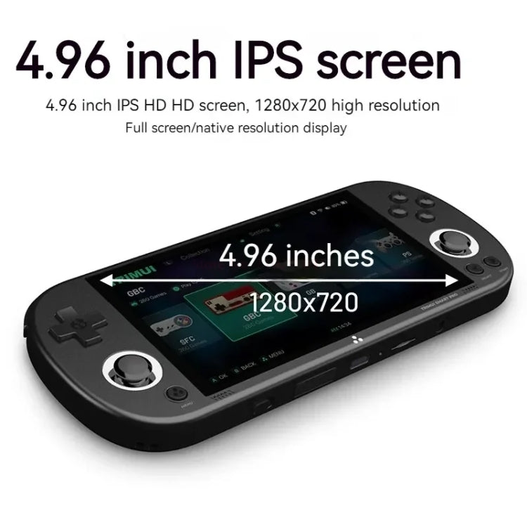 Trimui Smart Pro 4.96 Inch IPS Screen Handheld Game Console Open Source Linux System 256G(White) - free shipping - PMC Jewellery - Order now!