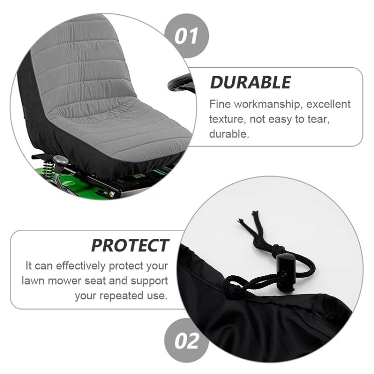 11 Inch Heavy-Duty Agricultural Vehicle Lawn Mower Seat Dust Cover - Seat Accessories by PMC TechLife | Online Shopping South Africa | PMC TechLife | Buy Now Pay Later Mobicred