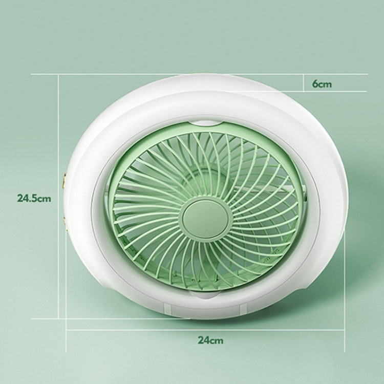 Night Light Desktop Folding Fan Outdoor Camping Hanging Mini Fan, Color: Green Upgraded - Electric Fans by PMC TechLife | Online Shopping South Africa | PMC TechLife | Buy Now Pay Later Mobicred