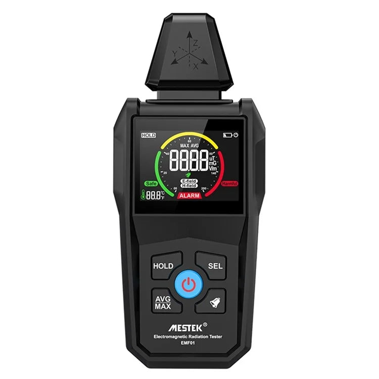 MESTEK  EMF01 Electromagnetic Radiation Detector Highly Sensitive 3-Axis Sensing Probe - free shipping - PMC TechLife - Order now!