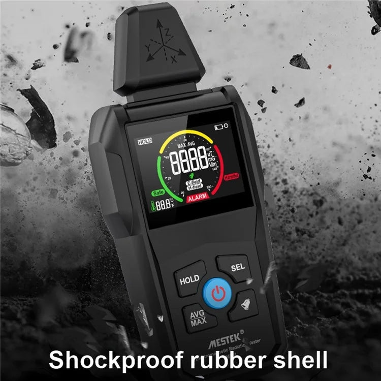 MESTEK  EMF01 Electromagnetic Radiation Detector Highly Sensitive 3-Axis Sensing Probe - free shipping - PMC TechLife - Order now!