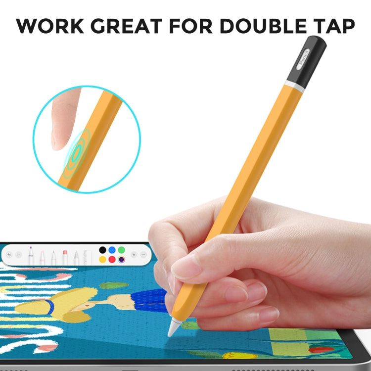 For Apple Pencil 2 AhaStyle JY16-2 Silicone Case Retro Non-slip and Anti-drop Pen Cover(Midnight Blue) - free shipping - PMC Jewellery - Order now!