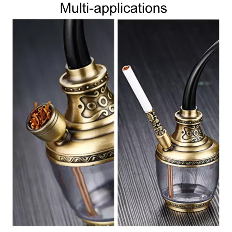 HENGDA HD-806 Dual Purpose Multifunctional Filtered Hookah With Long Hose(Black) - Hookah Accessories by HENGDA | Online Shopping South Africa | PMC TechLife | Buy Now Pay Later Mobicred