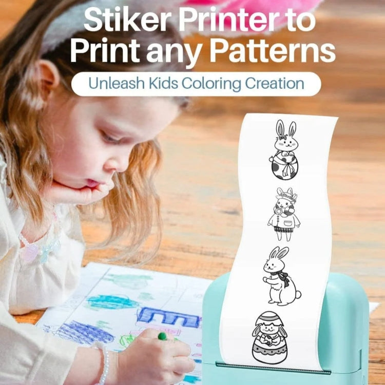Phomemo M02X Inkless Pocket Printer Bluetooth Thermal Portable Sticker Maker Machine(Green) - Photo Printers by Huawei | Online Shopping South Africa | PMC TechLife | Buy Now Pay Later Mobicred