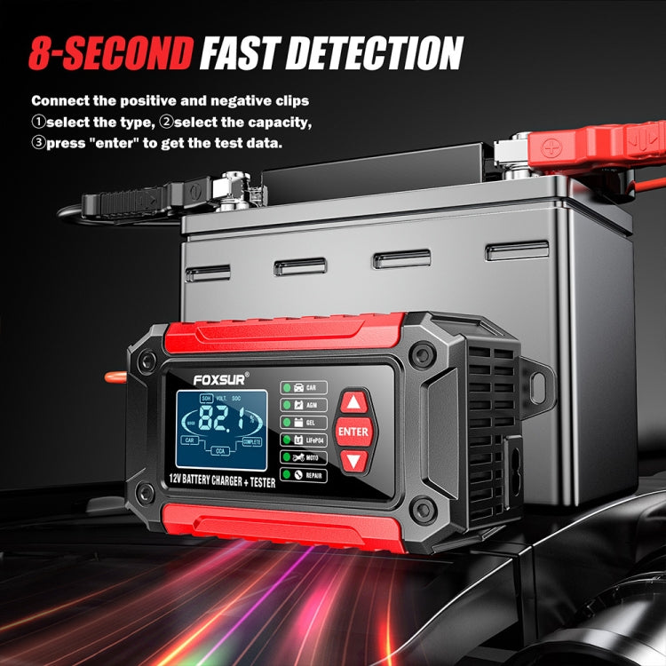 FOXSUR Cars Motorcycles 12V Lithium Cattery Charger With Battery Detection(JP Plug) - free shipping - PMC TechLife - Order now!