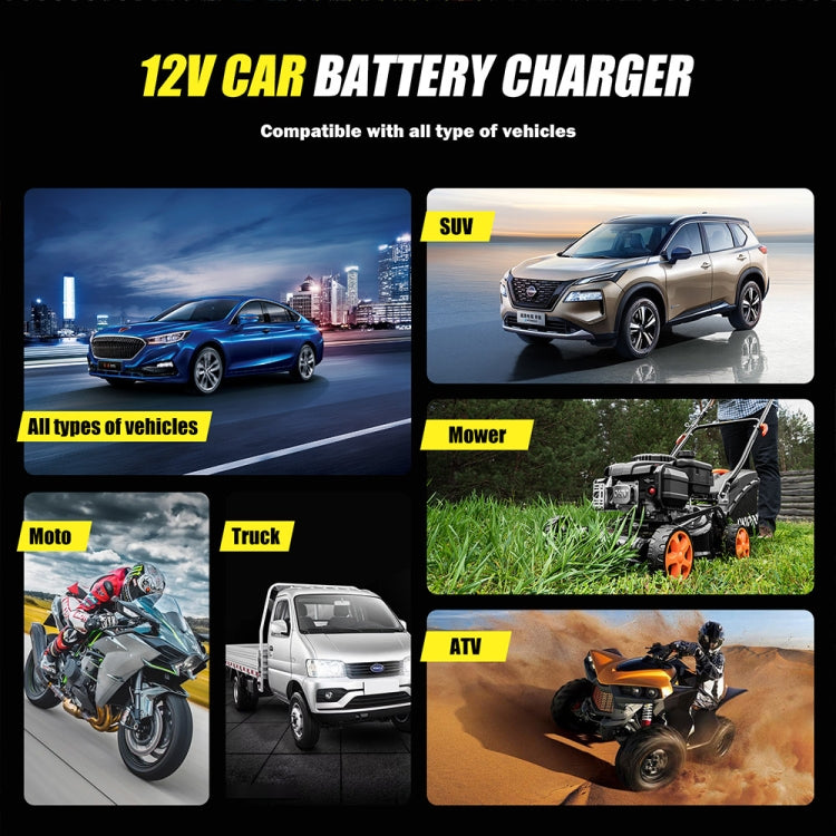 FOXSUR Cars Motorcycles 12V Lithium Cattery Charger With Battery Detection(AU Plug) - Battery Charger by FOXSUR | Online Shopping South Africa | PMC TechLife | Buy Now Pay Later Mobicred