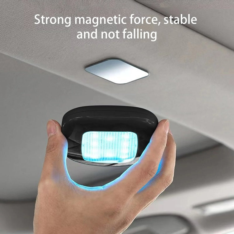 Car USB Charging Strong Magnetic Roof Reading LED Light(Grey) - Dome Lights by PMC TechLife | Online Shopping South Africa | PMC TechLife | Buy Now Pay Later Mobicred
