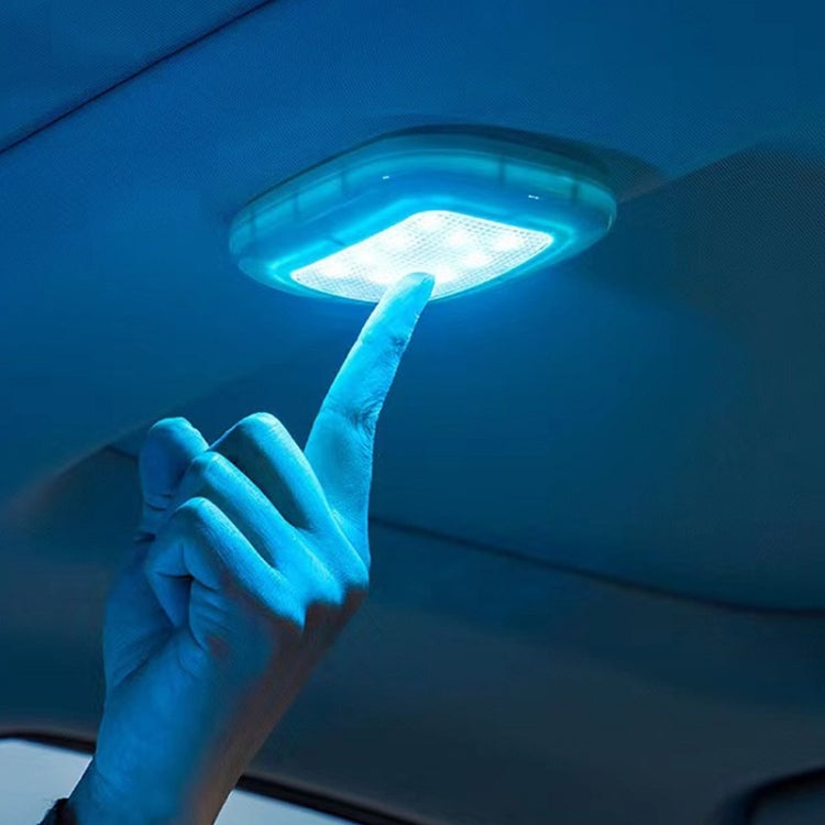 Car USB Charging Strong Magnetic Roof Reading LED Light(Grey) - Dome Lights by PMC TechLife | Online Shopping South Africa | PMC TechLife | Buy Now Pay Later Mobicred