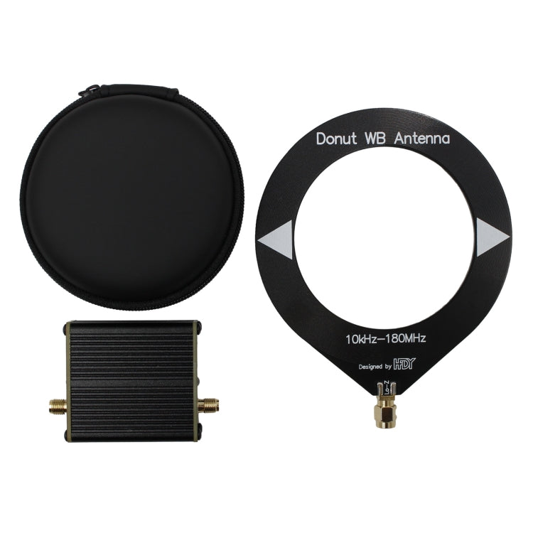 Donut Broadband Antenna With Low Impedance Converter(Black) - Car Amplifiers by PMC TechLife | Online Shopping South Africa | PMC TechLife | Buy Now Pay Later Mobicred