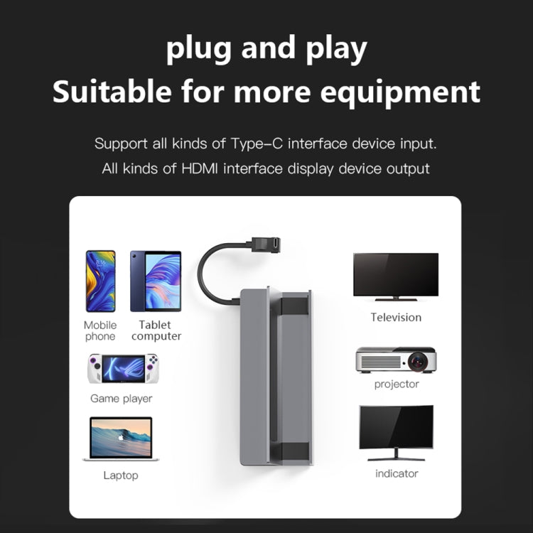 6-in-1 For Steam Deck/ROG Blueendless DS601 Type-C Game Console Base HUB Docking Station - free shipping - PMC Jewellery - Order now!