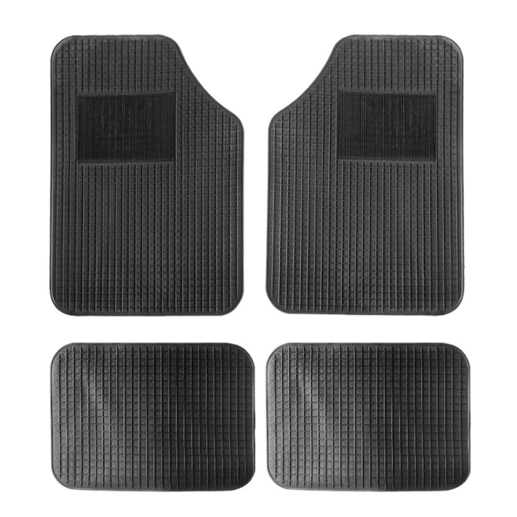4pcs/Set Car PVC Anti-slip Waterproof Durable Floor Mats(Square) - Floor Mats by PMC TechLife | Online Shopping South Africa | PMC TechLife | Buy Now Pay Later Mobicred