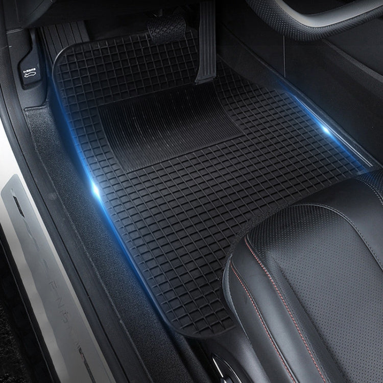 4pcs/Set Car PVC Anti-slip Waterproof Durable Floor Mats(Square) - Floor Mats by PMC TechLife | Online Shopping South Africa | PMC TechLife | Buy Now Pay Later Mobicred
