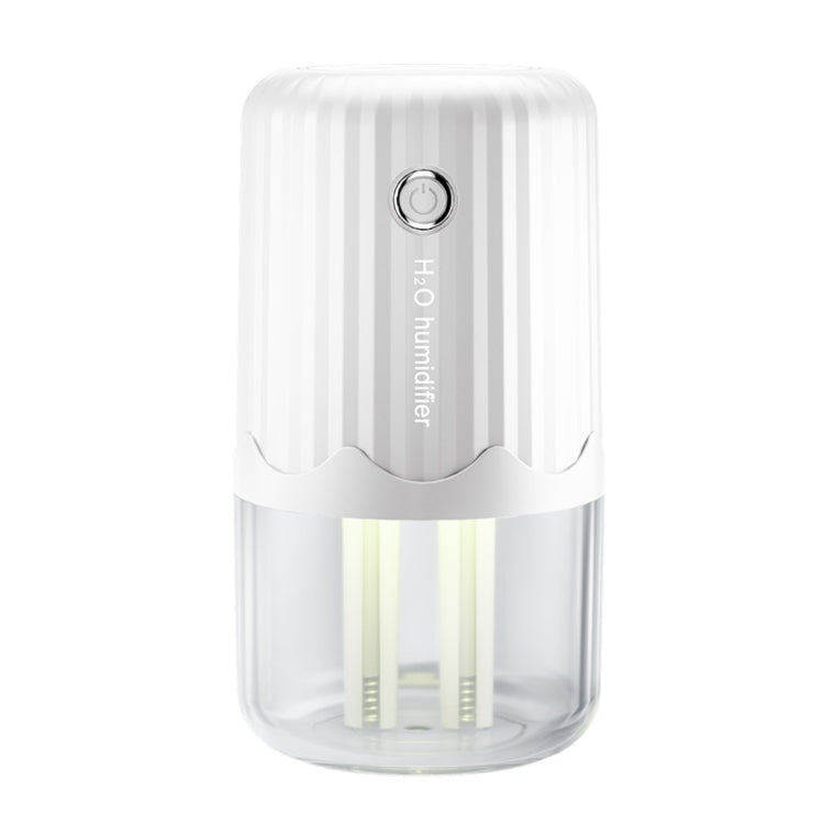T06 Large-Capacity Atmosphere Night Light Household Dual Spray Air Humidifier, Color: White Plug-in - free shipping - PMC TechLife - Order now!