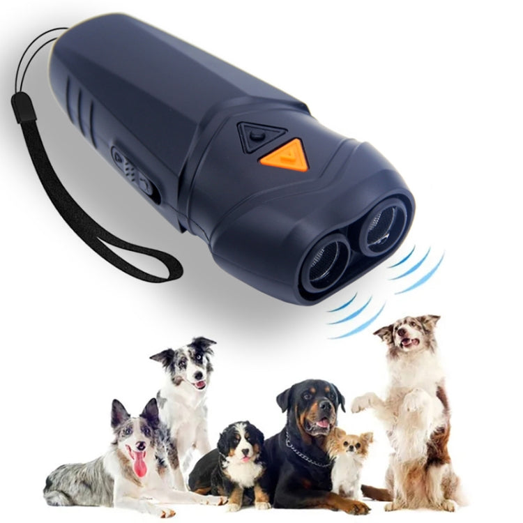 Chanfong Ultrasonic Handheld Dog Repeller Portable Dual Probe High Power Stop Barker(Black) - free shipping - PMC TechLife - Order now!