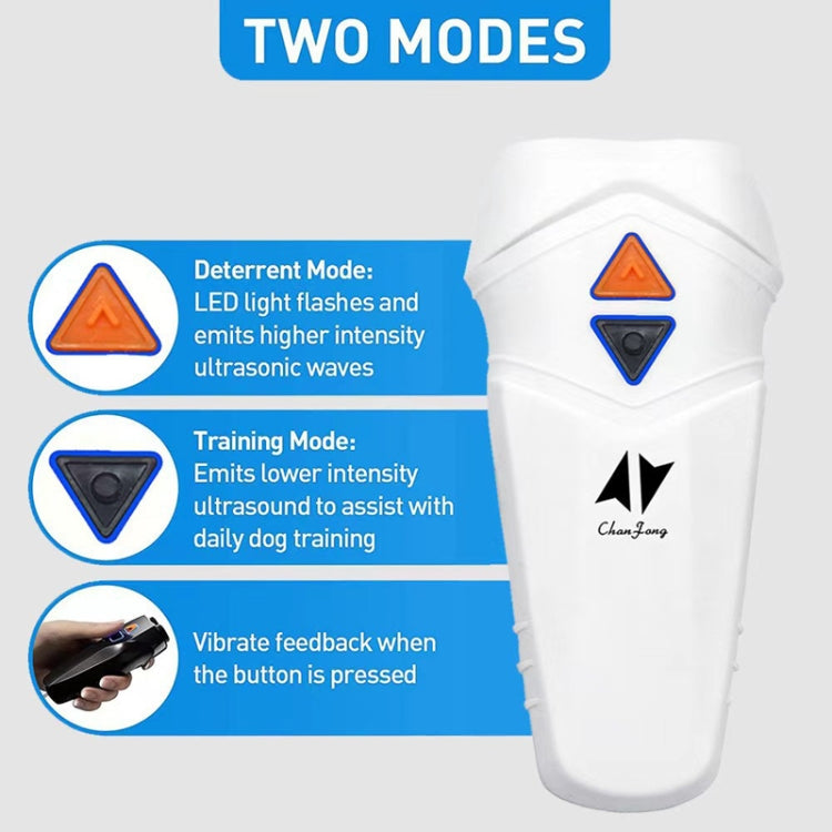 Chanfong Ultrasonic Handheld Dog Repeller Portable Dual Probe High Power Stop Barker(Black) - free shipping - PMC TechLife - Order now!