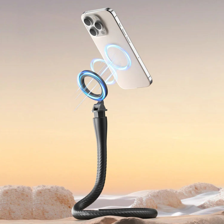 TELESIN P3-FM-01 Flexible Magnetic Fast Disassembly Magsafe Mobile Phone Bracket Sports Camera Entangled Fixed Holder(Black) - Stand by TELESIN | Online Shopping South Africa | PMC TechLife | Buy Now Pay Later Mobicred