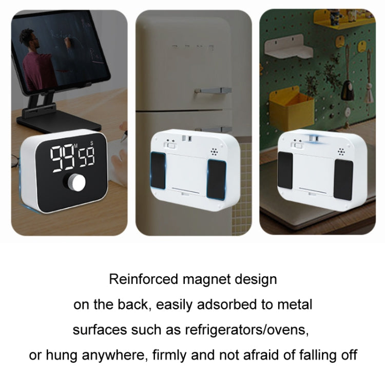 YS LED Rotating Timer IlSent Kitchen Time Manager(White) - free shipping - PMc TechLife - Order now!