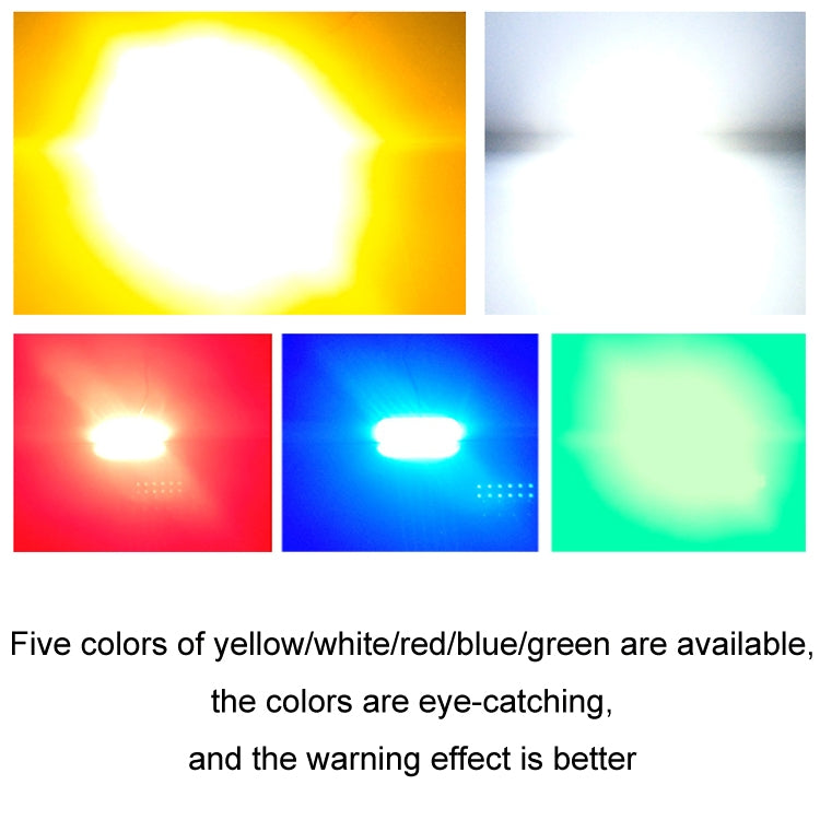 6pcs 12-Bead LED Flashing Warning Lights Motorcycle RV Signal Lights(Red Light) - Clearance Lights by PMC TechLife | Online Shopping South Africa | PMC TechLife | Buy Now Pay Later Mobicred
