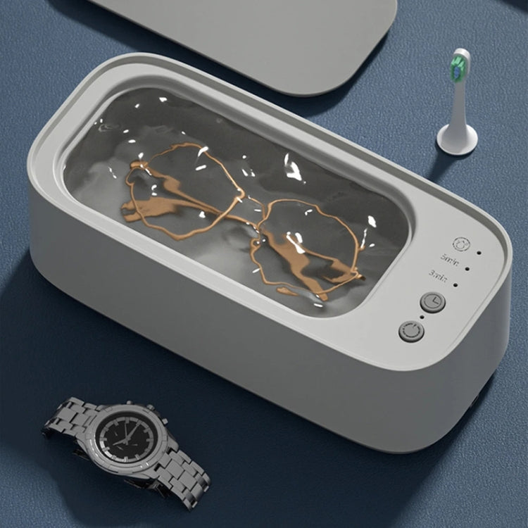 Electrical Ultrasonic Cleaner 3-speed Timing Jewelry Watches Braces Eyeglasses Cleaning Device(White) - free shipping - PMc TechLife - Order now!