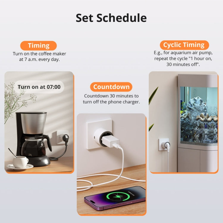 SONOFF S60TPG UK Plug Smart WiFi Socket Electricity Time Switching Voice Control - Smart Socket by SONOFF | Online Shopping South Africa | PMC TechLife | Buy Now Pay Later Mobicred