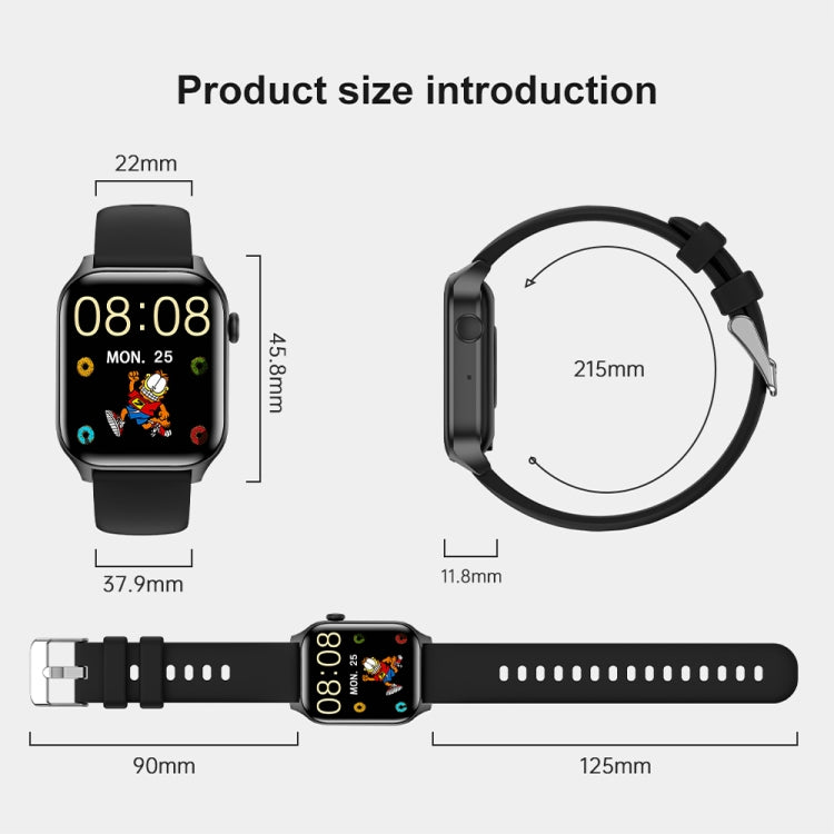 T12Pro 1.85-inch IP67 Waterproof Sports Health Monitoring Bluetooth Call Smart Watch(Pink) - Smart Watches by PMC TechLife | Online Shopping South Africa | PMC TechLife | Buy Now Pay Later Mobicred