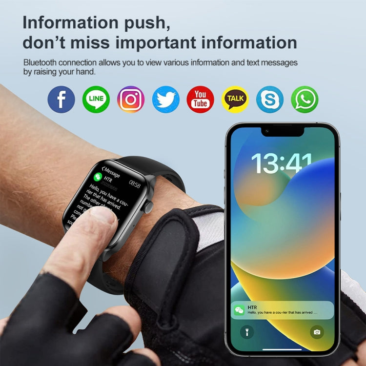 T12Pro 1.85-inch IP67 Waterproof Sports Health Monitoring Bluetooth Call Smart Watch(Pink) - Smart Watches by PMC TechLife | Online Shopping South Africa | PMC TechLife | Buy Now Pay Later Mobicred
