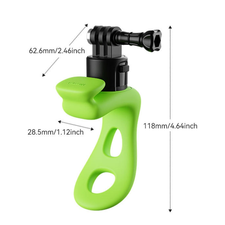 TELESIN TLQ-005 Elastic Quick Release Stand Multi-functional Fixed Silicone Strap Accessories(Green) - Holder by TELESIN | Online Shopping South Africa | PMC TechLife | Buy Now Pay Later Mobicred