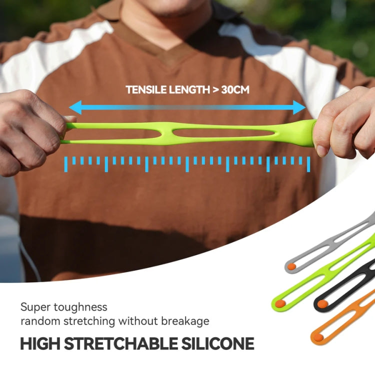 TELESIN TLQ-005 Elastic Quick Release Stand Multi-functional Fixed Silicone Strap Accessories(Green) - Holder by TELESIN | Online Shopping South Africa | PMC TechLife | Buy Now Pay Later Mobicred