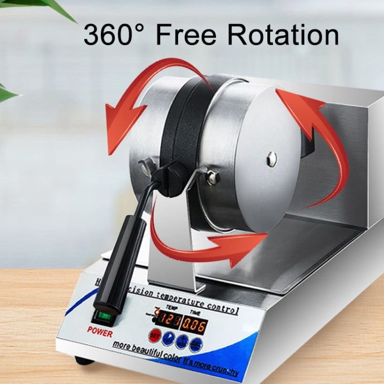 1200W  Commercial Waffle Maker Stainless Steel Rotatable Waffle Machine UK Plug - free shipping - PMC TechLife - Order now!