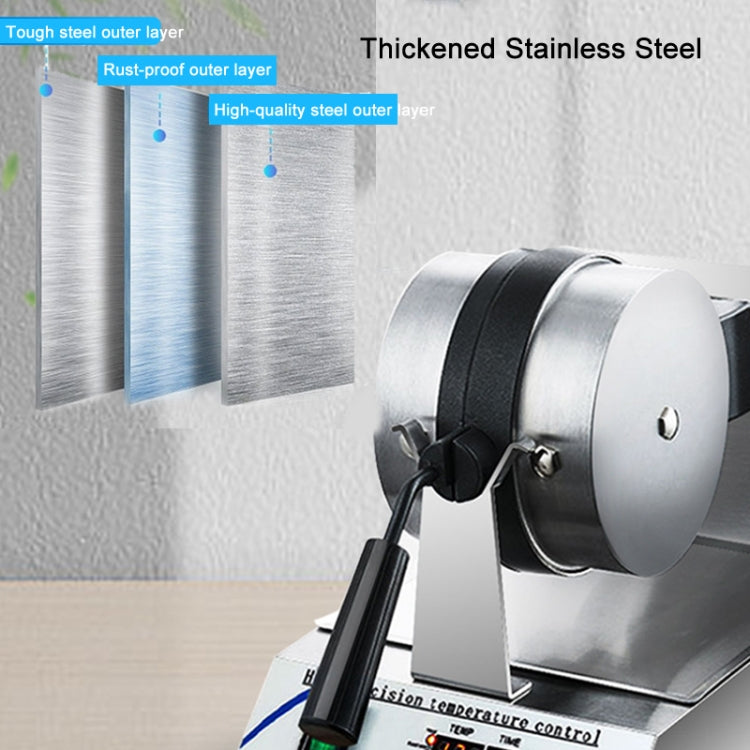 1200W  Commercial Waffle Maker Stainless Steel Rotatable Waffle Machine EU Plug - free shipping - PMC TechLife - Order now!