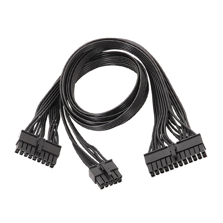 60cm For EVGA 10Pin / 18Pin To 24Pin Flat Cable Module Cable Graphics Card Block Cord - free shipping - PMC Jewellery - Order now!