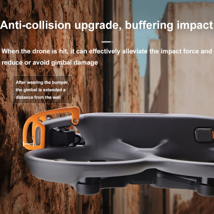 For DJI Avata 2 CQT Aluminum Alloy Drone Gimbal Lens Anti-collision Bumper(Black) - free shipping - PMC TechLife - Order now!