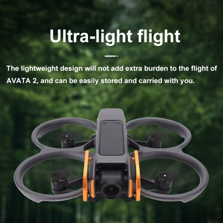 For DJI Avata 2 CQT Aluminum Alloy Drone Gimbal Lens Anti-collision Bumper(Orange) - Other by CQT | Online Shopping South Africa | PMC TechLife | Buy Now Pay Later Mobicred