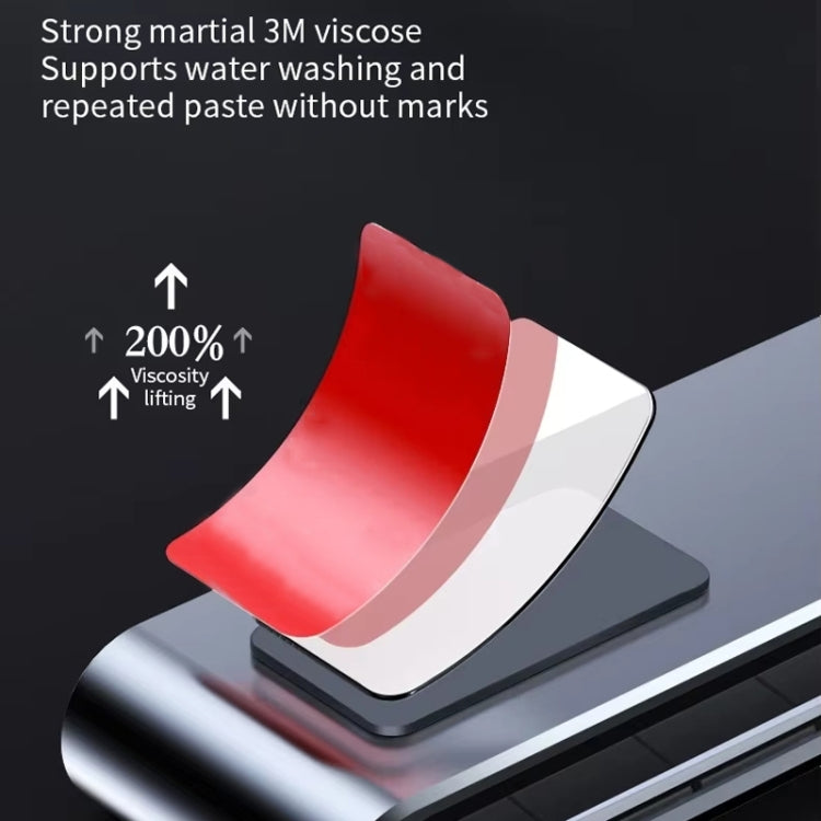 Metal Hidden Temporary Parking Number Plate Ornaments, Color: Single Number Gray - Parking Card by PMC TechLife | Online Shopping South Africa | PMC TechLife | Buy Now Pay Later Mobicred