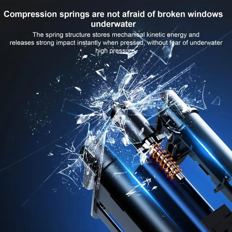 3 In 1 Car Safety Hammer Flashlight Emergency Light With Alarm(Black) - Emergency Hammer by PMC TechLife | Online Shopping South Africa | PMC TechLife | Buy Now Pay Later Mobicred